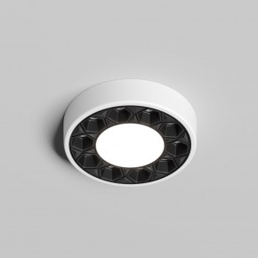 DK2440-WB Встраиваемый светильник DUAL 5+5 Вт, LED 4000K, IP 20, d90mm, белый/черный, алюминий/акрил в Агрызе - agryz.ok-mebel.com | фото 2
