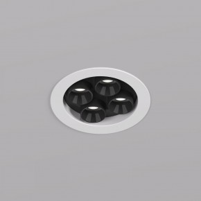 DK2510-WB Встраиваемый светильник SPACE со светодиодом d65 220V 8W 38° 4000К IP20 белый/черный алюминий в Агрызе - agryz.ok-mebel.com | фото