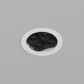 DK2510-WB Встраиваемый светильник SPACE со светодиодом d65 220V 8W 38° 4000К IP20 белый/черный алюминий в Агрызе - agryz.ok-mebel.com | фото 2