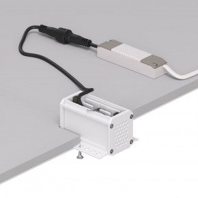 DK2530-WB Встраиваемый светильник SPACE со светодиодом под шпатлевку L69mm 220V 6W 38° 4000К IP20 белый/черный алюминий в Агрызе - agryz.ok-mebel.com | фото 5