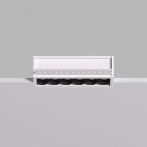 DK2531-WB Встраиваемый светильник SPACE со светодиодом под шпатлевку L126mm 220V 10W 38° 4000К IP20 белый/черный алюминий в Агрызе - agryz.ok-mebel.com | фото 4