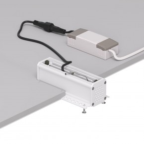 DK2531-WB Встраиваемый светильник SPACE со светодиодом под шпатлевку L126mm 220V 10W 38° 4000К IP20 белый/черный алюминий в Агрызе - agryz.ok-mebel.com | фото 5