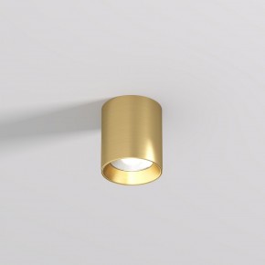 DK2610-SB Накладной светильник SHINE TUBE со светодиодом, D70*H80, IP20, 3000К, 10W, RA?90, сатинированная латунь, алюминий в Агрызе - agryz.ok-mebel.com | фото
