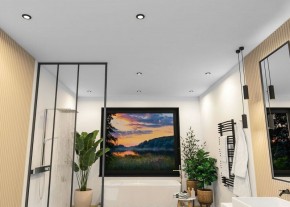 DK3016-BK Встраиваемый светильник влагозащ., IP 65, 50 Вт, GU10, черный, алюминий в Агрызе - agryz.ok-mebel.com | фото 6