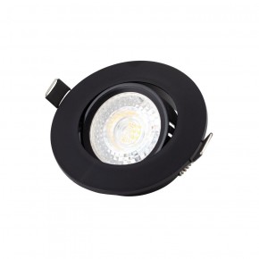 DK3020-BK Встраиваемый светильник, IP 20, 10 Вт, GU5.3, LED, черный, пластик в Агрызе - agryz.ok-mebel.com | фото 1