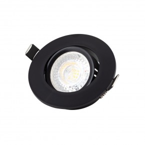 DK3020-BK Встраиваемый светильник, IP 20, 10 Вт, GU5.3, LED, черный, пластик в Агрызе - agryz.ok-mebel.com | фото 2
