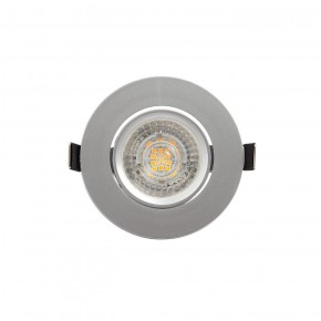 DK3020-CM Встраиваемый светильник, IP 20, 10 Вт, GU5.3, LED, серый, пластик в Агрызе - agryz.ok-mebel.com | фото 1