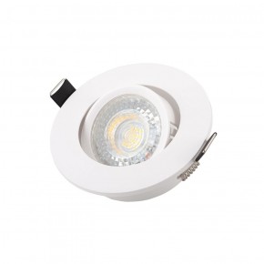 DK3020-WH Встраиваемый светильник, IP 20, 10 Вт, GU5.3, LED, белый, пластик в Агрызе - agryz.ok-mebel.com | фото 3