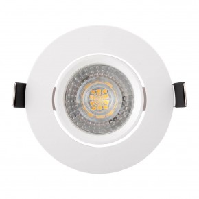 DK3020-WH Встраиваемый светильник, IP 20, 10 Вт, GU5.3, LED, белый, пластик в Агрызе - agryz.ok-mebel.com | фото