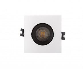 DK3021-WB Встраиваемый светильник, IP 20, 10 Вт, GU5.3, LED, белый/черный, пластик в Агрызе - agryz.ok-mebel.com | фото