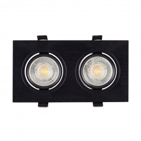 DK3022-BK Встраиваемый светильник, IP 20, 10 Вт, GU5.3, LED, черный, пластик в Агрызе - agryz.ok-mebel.com | фото 2