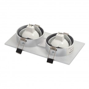 DK3022-CM Встраиваемый светильник, IP 20, 10 Вт, GU5.3, LED, серый, пластик в Агрызе - agryz.ok-mebel.com | фото 4