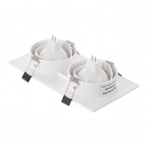 DK3022-WH Встраиваемый светильник, IP 20, 10 Вт, GU5.3, LED, белый, пластик в Агрызе - agryz.ok-mebel.com | фото 3