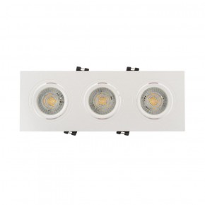 DK3023-WH Встраиваемый светильник, IP 20, 10 Вт, GU5.3, LED, белый, пластик в Агрызе - agryz.ok-mebel.com | фото 2