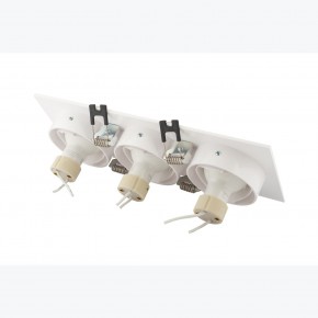 DK3023-WH Встраиваемый светильник, IP 20, 10 Вт, GU5.3, LED, белый, пластик в Агрызе - agryz.ok-mebel.com | фото 4