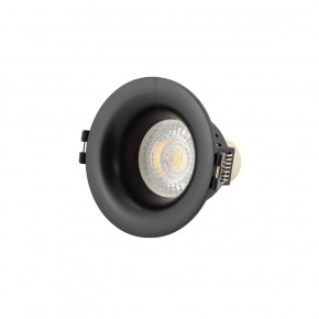 DK3024-BK Встраиваемый светильник, IP 20, 10 Вт, GU5.3, LED, черный, пластик в Агрызе - agryz.ok-mebel.com | фото