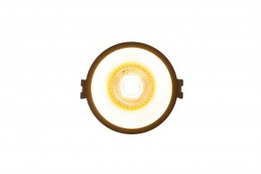 DK3026-BG Встраиваемый светильник, IP 20, 10 Вт, GU5.3, LED, черный/золотой, пластик в Агрызе - agryz.ok-mebel.com | фото 2