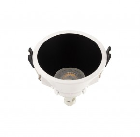 DK3026-WB Встраиваемый светильник, IP 20, 10 Вт, GU5.3, LED, белый/черный, пластик в Агрызе - agryz.ok-mebel.com | фото 2