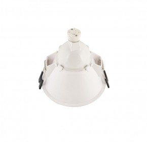 DK3026-WG Встраиваемый светильник, IP 20, 10 Вт, GU5.3, LED, белый/золотой, пластик в Агрызе - agryz.ok-mebel.com | фото 3
