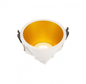 DK3026-WG Встраиваемый светильник, IP 20, 10 Вт, GU5.3, LED, белый/золотой, пластик в Агрызе - agryz.ok-mebel.com | фото 4