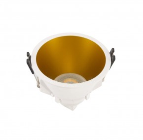 DK3026-WG Встраиваемый светильник, IP 20, 10 Вт, GU5.3, LED, белый/золотой, пластик в Агрызе - agryz.ok-mebel.com | фото 2