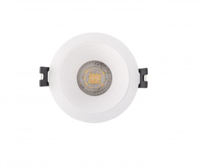DK3027-WH Встраиваемый светильник, IP 20, 10 Вт, GU5.3, LED, белый, пластик в Агрызе - agryz.ok-mebel.com | фото