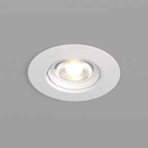DK3028-WH Встраиваемый светильник, IP 20, 10 Вт, GU5.3, LED, белый, пластик в Агрызе - agryz.ok-mebel.com | фото