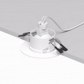DK3028-WH Встраиваемый светильник, IP 20, 10 Вт, GU5.3, LED, белый, пластик в Агрызе - agryz.ok-mebel.com | фото 3