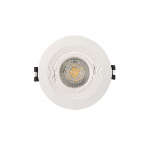 DK3029-WH Встраиваемый светильник, IP 20, 10 Вт, GU5.3, LED, белый, пластик в Агрызе - agryz.ok-mebel.com | фото