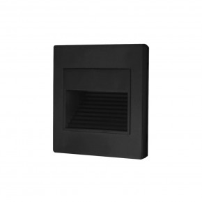 DK3050-BK Светильник встраиваемый в стену, IP 20, LED 3000, 1 Вт, черный пластик в Агрызе - agryz.ok-mebel.com | фото