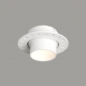 DK3056-WH Встраиваемый светильник под шпатлевку, IP20, до 15 Вт, LED, GU5,3, белый, пластик в Агрызе - agryz.ok-mebel.com | фото