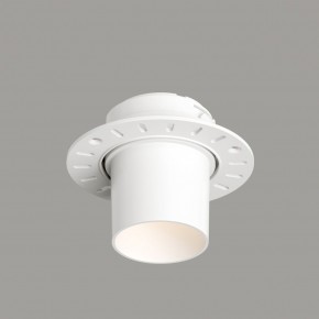 DK3057-WH Встраиваемый светильник под шпатлевку, IP20, до 15 Вт, LED, GU5,3, белый, пластик в Агрызе - agryz.ok-mebel.com | фото 1