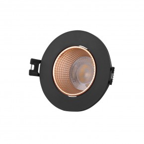 DK3061-BBR Встраиваемый светильник, IP 20, 10 Вт, GU5.3, LED, черный/бронзовый, пластик в Агрызе - agryz.ok-mebel.com | фото