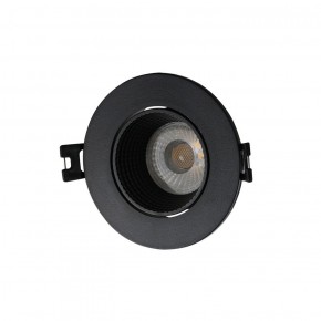 DK3061-BK Встраиваемый светильник, IP 20, 10 Вт, GU5.3, LED, черный/черный, пластик в Агрызе - agryz.ok-mebel.com | фото