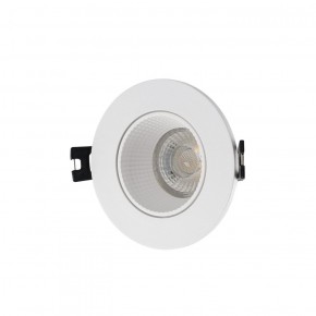 DK3061-WH Встраиваемый светильник, IP 20, 10 Вт, GU5.3, LED, белый/белый, пластик в Агрызе - agryz.ok-mebel.com | фото