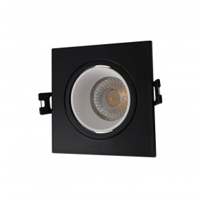 DK3071-BK+WH Встраиваемый светильник, IP 20, 10 Вт, GU5.3, LED, черный/белый, пластик в Агрызе - agryz.ok-mebel.com | фото