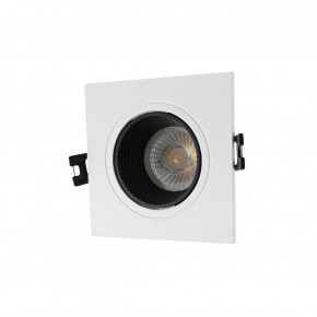 DK3071-WH+BK Встраиваемый светильник, IP 20, 10 Вт, GU5.3, LED, белый/черный, пластик в Агрызе - agryz.ok-mebel.com | фото