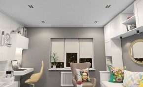 DK3072-BK+WH Встраиваемый светильник, IP 20, 10 Вт, GU5.3, LED, черный/белый, пластик в Агрызе - agryz.ok-mebel.com | фото 3