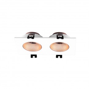 DK3072-WBR Встраиваемый светильник, IP 20, 10 Вт, GU5.3, LED, белый/бронзовый, пластик в Агрызе - agryz.ok-mebel.com | фото 2
