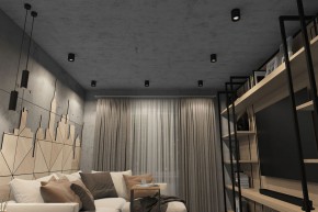 DK3090-BK+CH Светильник накладной IP 20, 10 Вт, GU5.3, LED, черный/хром, пластик в Агрызе - agryz.ok-mebel.com | фото 2