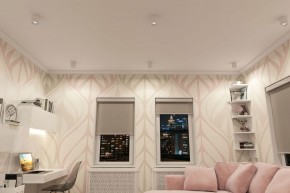 DK3090-WH+CH Светильник накладной IP 20, 10 Вт, GU5.3, LED, белый/хром, пластик в Агрызе - agryz.ok-mebel.com | фото 2