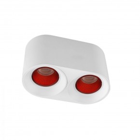 DK3096-WH+RD Светильник накладной IP 20, 10 Вт, GU5.3, LED, белый/красный, пластик в Агрызе - agryz.ok-mebel.com | фото