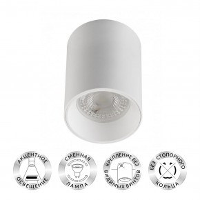 DK3110-WH Светильник накладной IP 20, 10 Вт, GU5.3, LED, белый, пластик в Агрызе - agryz.ok-mebel.com | фото
