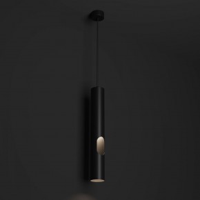 DK4045-BK Подвесной светильник, с декоративным вырезом, IP 20, до 15 Вт, LED, GU10, черный, алюминий в Агрызе - agryz.ok-mebel.com | фото 2