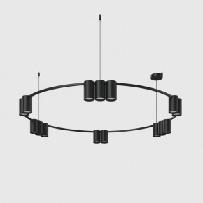 DK4067-BK Подвесной светильник ORBIT, IP20, 15xGU10 LED до 15 Вт, черный матовый, алюминий в Агрызе - agryz.ok-mebel.com | фото 2