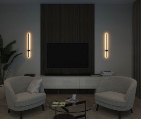 DK5012-BK Бра 800 мм, 3000К, IP20, 7 Вт, черный, алюминий в Агрызе - agryz.ok-mebel.com | фото 5