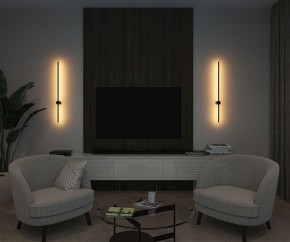 DK5014-BK Бра 1000 мм, 3000К, IP20, 12 Вт, черный, алюминий в Агрызе - agryz.ok-mebel.com | фото 5