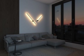 DK5014-BK Бра 1000 мм, 3000К, IP20, 12 Вт, черный, алюминий в Агрызе - agryz.ok-mebel.com | фото 7