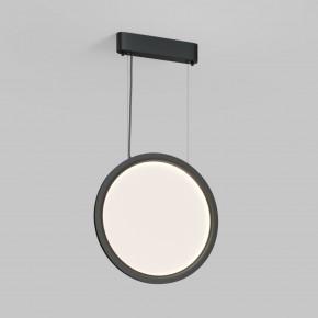 DK6604-BK Подвесной вертикальный светильник Veil со светодиодом H1500 d450 220V 36W 3000-6000K IP20 черный алюминий в Агрызе - agryz.ok-mebel.com | фото