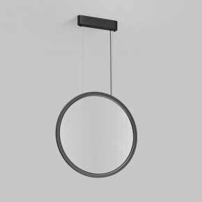DK6606-BK Подвесной вертикальный светильник Veil со светодиодом H1700 d600 220V 48W 3000-6000K IP20 черный алюминий в Агрызе - agryz.ok-mebel.com | фото 4
